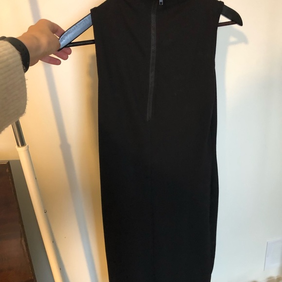Black Joe Fresh Active mock neck knit dress - Picture 3 of 3